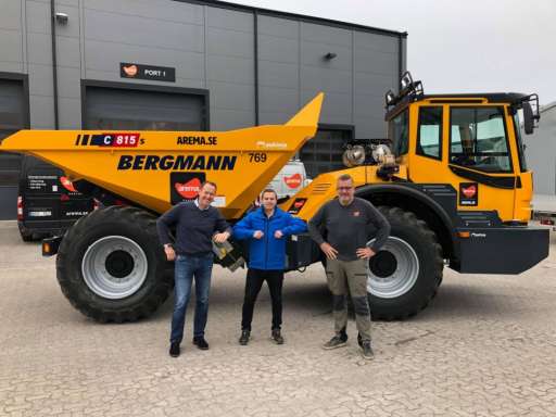 Leverans av Bergmann C815s till Arema Rental!