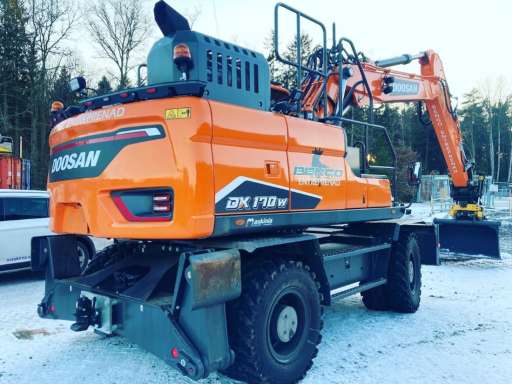 Leverans av Doosan DX170W-7!