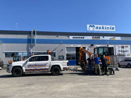 LEVERANS AV DOOSAN DX19 TILL BYGGMASKINER!