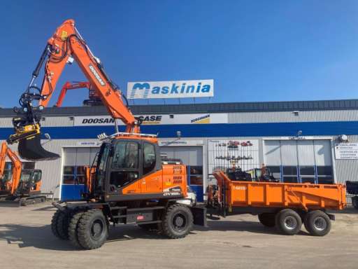 LEVERANS AV DOOSAN DX165W-5!