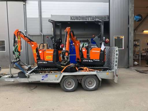 LEVERANS AV DOOSAN DX10Z! 