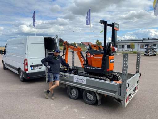 LEVERANS AV DOOSAN DX10Z! 