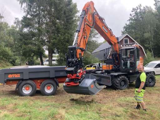 LEVERANS AV DOOSAN DX170W-5!