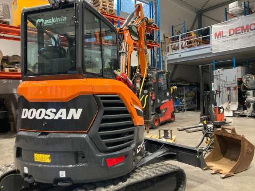 LEVERANS AV DOOSAN DX35Z!