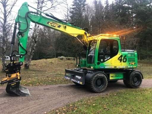 LEVERANS AV DOOSAN DX140W-5 DAYS OF THUNDER!