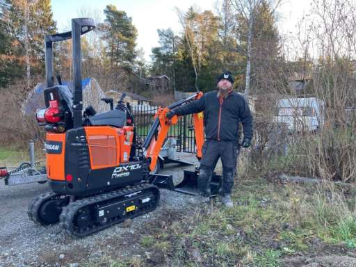 LEVERANS AV DOOSAN DX10Z!