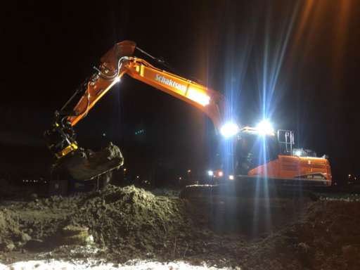 LEVERANS AV DOOSAN DX300LC-7!