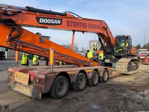 LEVERANS AV DOOSAN DX530LC-5 SLR TILL STEFFES SCHAKT!