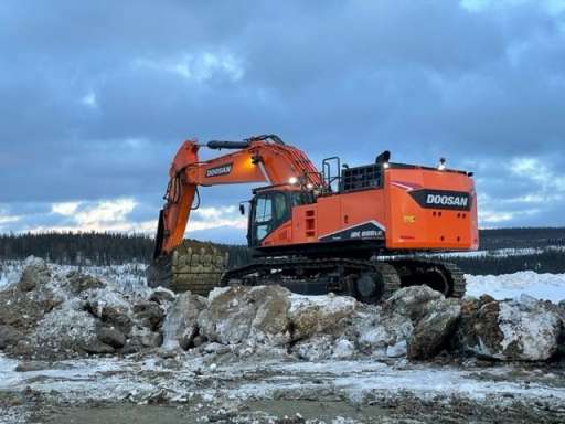 Leverans av Doosan DX800LC-7!