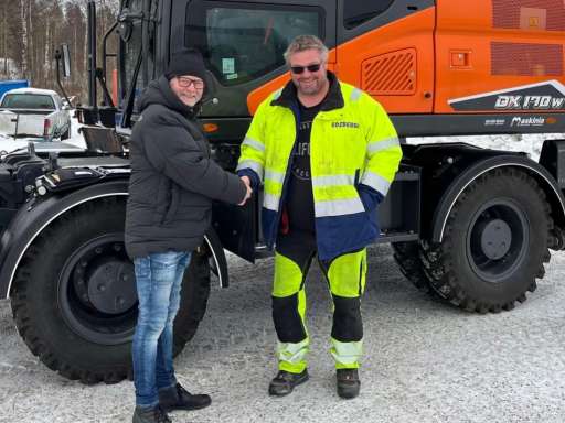 Leverans av Doosan DX170W-7!