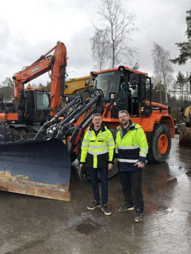 LEVERANS AV DOOSAN DL200-5 TC TILL NÖJD KUND I STOCKHOLMSOMRÅDET!