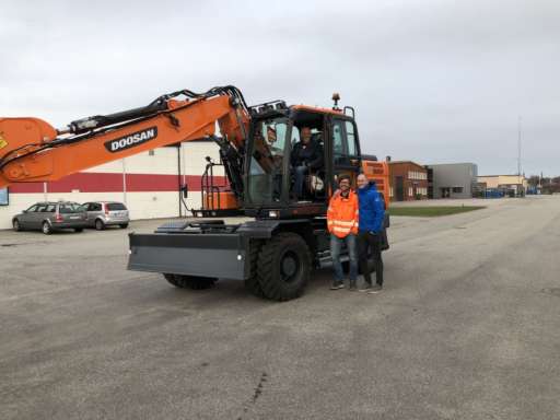 LEVERANS AV DOOSAN DX170W-5 TILL STAGAB! 