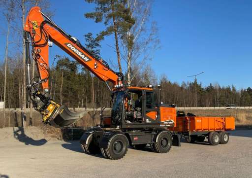 LEVERANS AV DOOSAN DX170W-7!