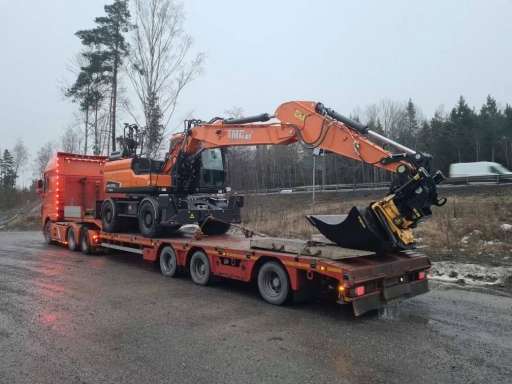 LEVERANS AV DOOSAN DX170W-5!