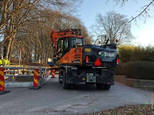 LEVERANS AV DOOSAN DX170W-5 TILL STAGAB!