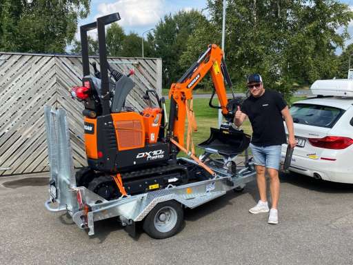 LEVERANS AV DOOSAN DX10Z!